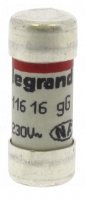 Fusible cartouche cylindrique - 10.3 x 25.8 mm - 16 Amp�res