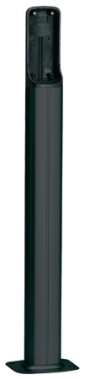 Colonette en aluminium noir H0,5m pour cellule CAME DIR