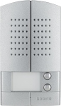 Bticino ligne 2000 - Platine de rue audio 2 BP saillie zamac