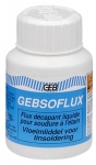 D�capant liquide pour soudure � l'�tain - Geb GEBSOFLUX - Flacon 80 ml - Avec pinceau