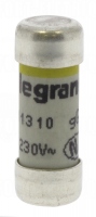 Fusible cartouche cylindrique - 8.5 x 23 - 10 Amp�res