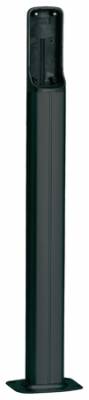 Colonette en aluminium noir H0,5m pour cellule CAME DIR