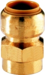 Manchon instantan - Tube Cuivre - Femelle 14 mm / Femelle  visser 12 x 17 mm - Comap Tectite