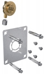 Plaque de fixation - Pour raccord � sertir monotrou - Tube PER ROBIFIX 16 - Gripp 008835
