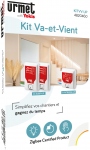 Kit va et vient - 1 module t�l�rupteur + 2 �metteurs encastr�s - Yokis KITVV-UP