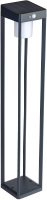 Borne � Led - Europole ZURYA SOLAR - 4.4W - 3000K - 80 cm - Gris - Europole 69883
