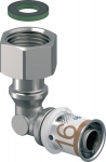 Coude � sertir - Ecrou libre - S-Press PLUS - 16 mm vers 1/2 - Uponor 1070612
