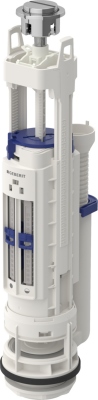 M�canisme - Type 290 - Double touche Chrom� brillant - Geberit 282.300.21.2